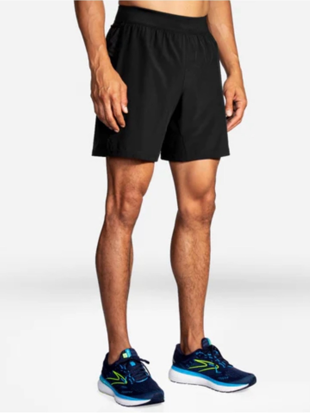 Brooks Men's Sherpa 7" 2-in-1 Running Shorts Black Size XL